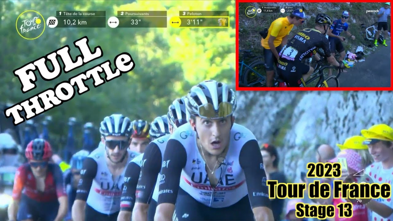 Pogacar Wants to DROP JUMBO VISMA | TdF Stage 13 '23