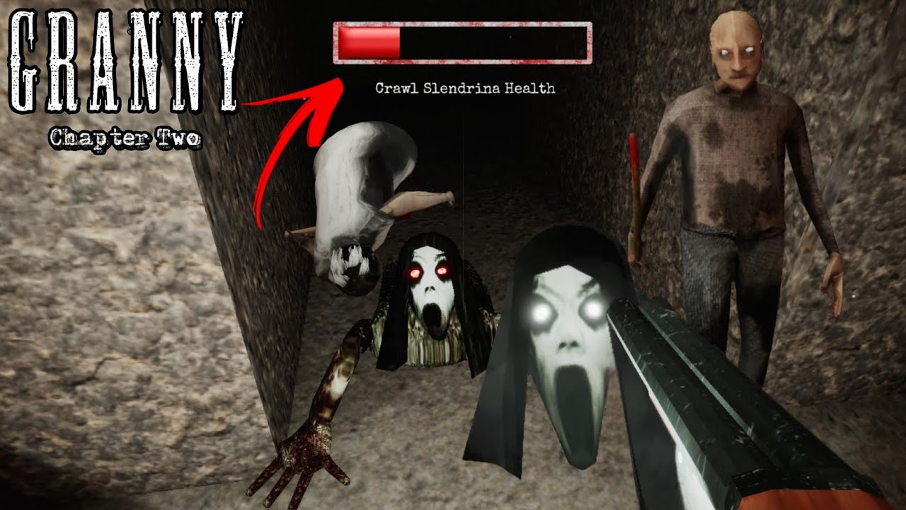 New Crawling Slendrina Boss Fight and New Expansion in Granny 2 New Update