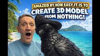 Making a custom parrot figurehead for the ship using 3D software