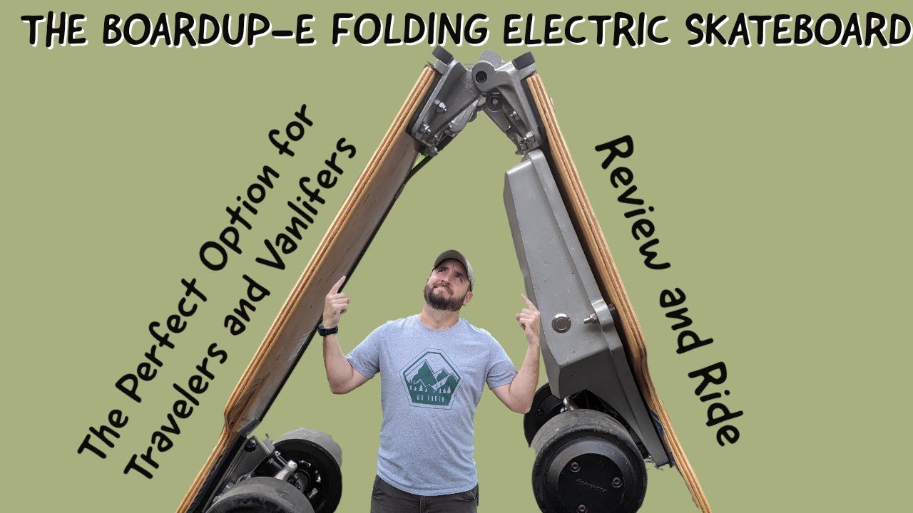 Обзор складного электроскейтборда BOARDUP | Лучший вариант для путешественников и любителей велос...
