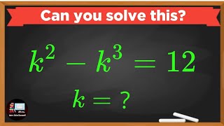 Maths Olympiad |98% Failed to Solve This Math | A Tricky Maths Exam Question | Solve for k