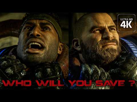 Saving "JD" or "Del"｜All Scenes｜Gears of War 5｜PC 4K Ultra