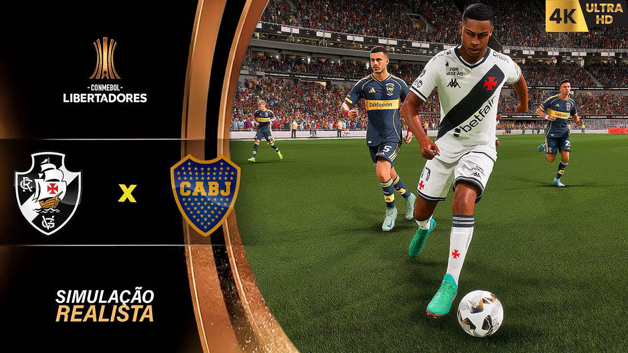 FC 26 | Vasco vs Boca JRS | Final da LIBERTADORES |  EA Sports FC 26 4K60FPS Ultra Realista.