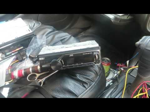 Покупка и установка автомагнитолы JVC.