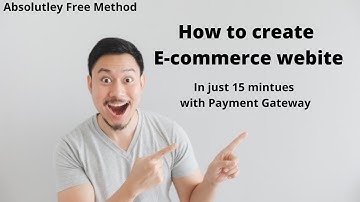 How to create E-commerce website with Payment Gateway Instamojo absolutely free method.
