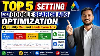 Top 5 Google Search Ads Optimization Settings (2026) | Google Search Ads Optimization 2026
