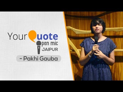 'An Exclusive Lane' by Pakhi Gauba | English Poetry | YQ - Jaipur (Open Mic 2)