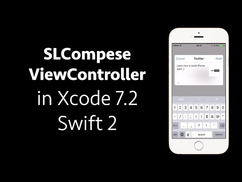 Swift 2 Tutorial: Twitter & Facebook - SLComposeViewController