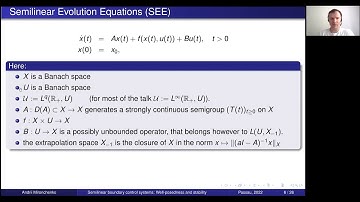 A. Mironchenko. Semilinear boundary control systems: Well-posedness and stability.