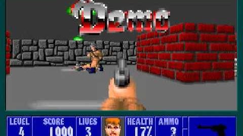 Wolfenstein 3D Shareware 1.0 - Demo Loop / Attract Mode / Ciclo de Demostración - PC Speaker Sound