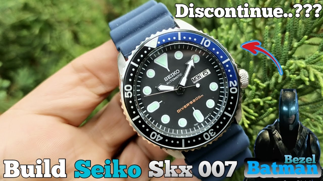 Build Seiko Skx 007 Batman Bezel || Batman Trailer || #seiko #seikodiver -  YouTube