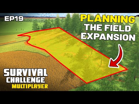 Planning The New Field Expansion | Survival Challenge Multiplayer | Fs22 - Episode 19