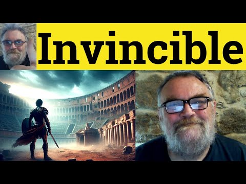 😎Invincible അർത്ഥം - Invincible നിർവചനം - Invincibility നിർവചനം - Invincible ഉദാഹരണങ്ങൾ Invincible