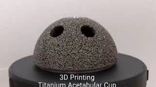 3D Printed Finished Medical Implants Acetabular Cups