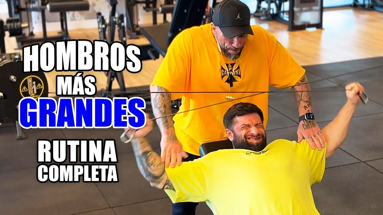 RUTINA PERFECTA HOMBROS :/ DIETA OLD SCHOOL