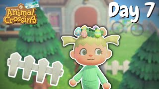 Fence Customization Day 7 Animal Crossing New Horizons