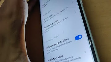 how to remove battery drain notification in Redmi phone
