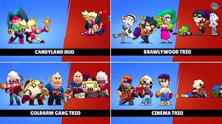 All Trios In Brawl Stars Win Lose Animations