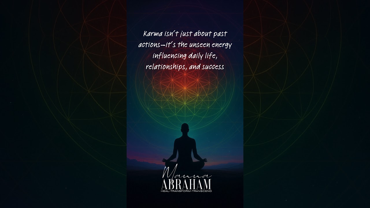 KARMA  -  It’s memory—cycles waiting to be seen, completed, and released.