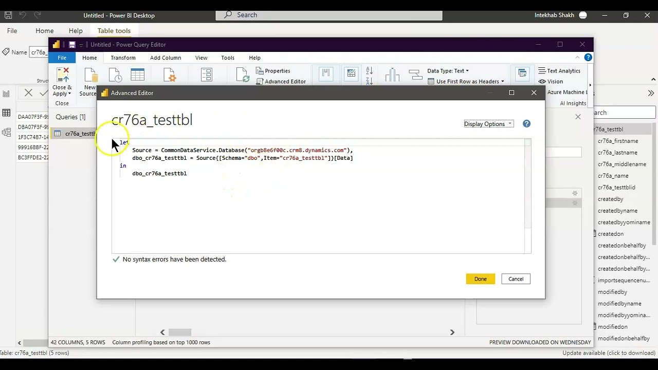 Lesson95-  Advanced Editor - Power BI 1000 Videos