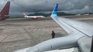 Garuda Indonesia Take off to Jakarta from Makassar