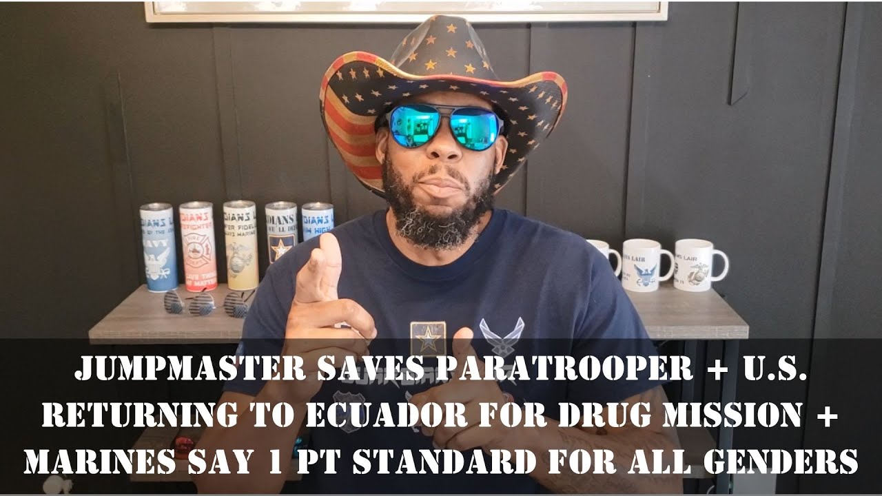 Инструктор по прыжкам с парашютом спасает десантника + Американские войска возвращаются в Эквадор...