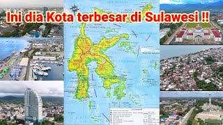 10 KOTA TERBESAR DI PULAU SULAWESI MENURUT JUMLAH PENDUDUK