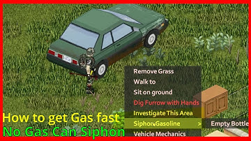 Project Zomboid Gas siphon