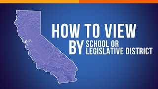 C2C Student Pathways Data Story - How to View by School or Legislative District Tutorial [Español]