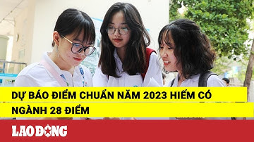 Dự báo điểm chuẩn năm 2023 hiếm có ngành 28 điểm | Báo Lao Động