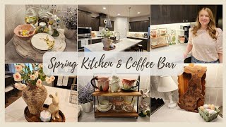 Spring Easter Kitchen Coffee Bar Decorate With Me 2026