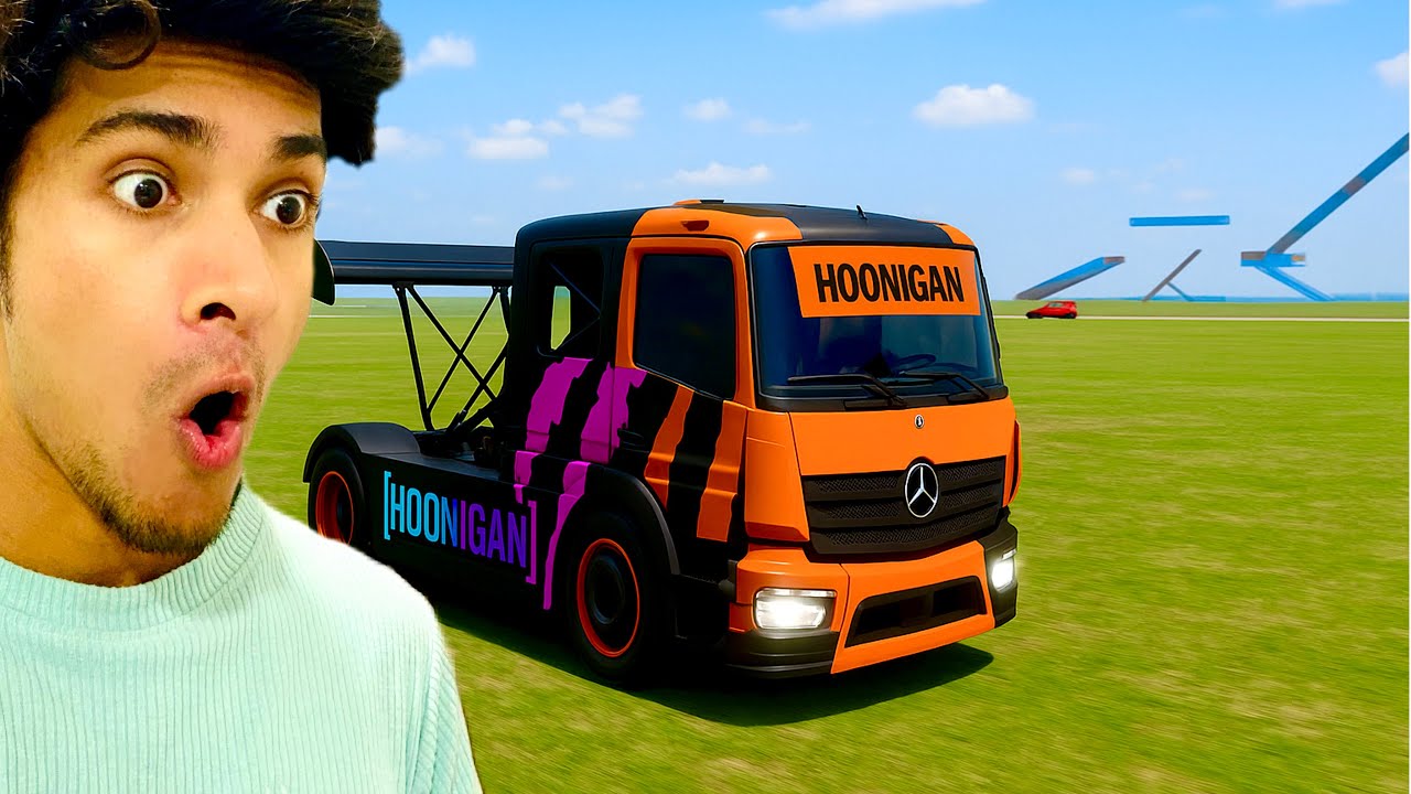 👉 Benz Truck vs Train Challenge 💥 Ultimate Battle in Forza Horizon 5 Malayalam 