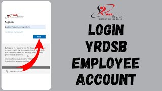 How to Login to YRDSB Employee Account
