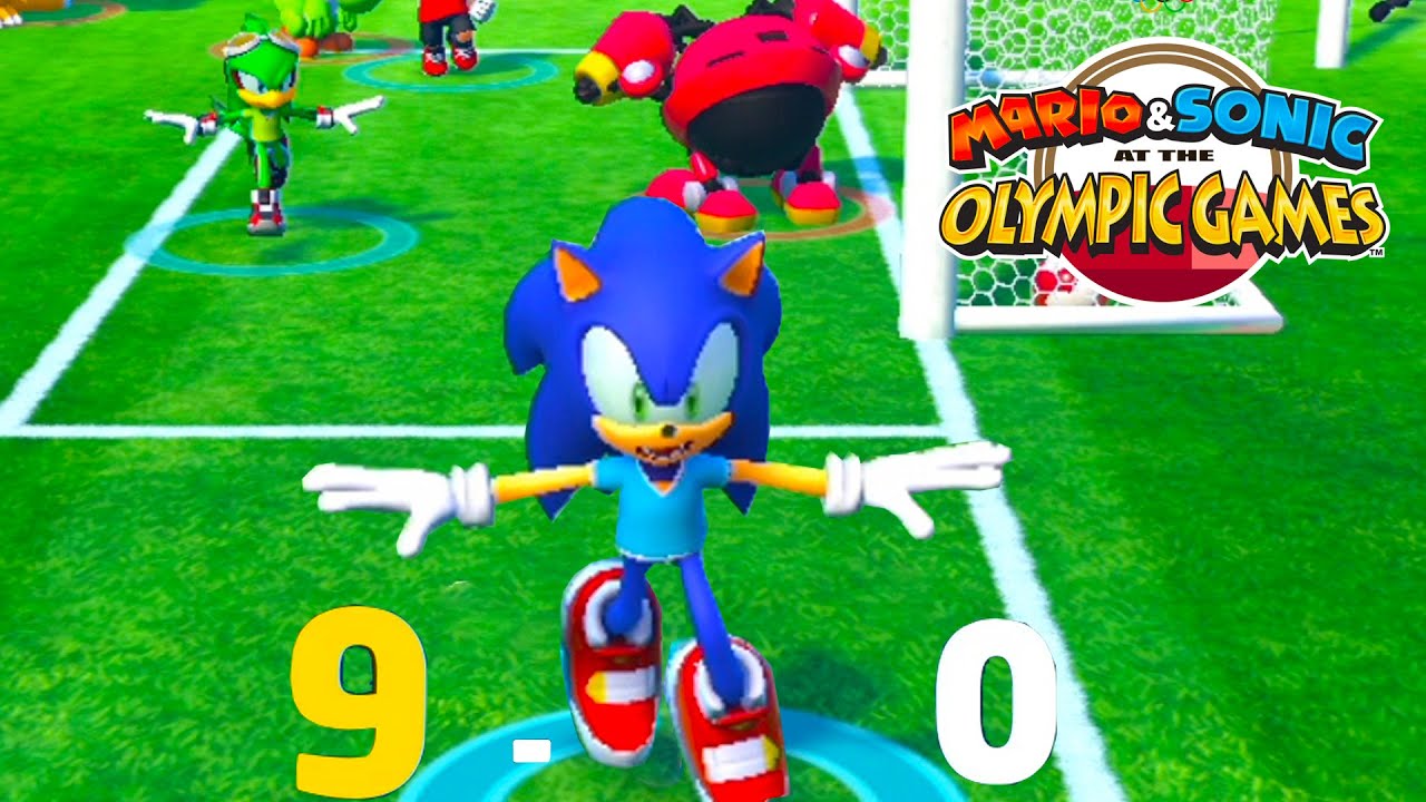 [Mario and Sonic at the Olympic Games Tokyo 2020 ]Football Sonic vs Bowser and Silver