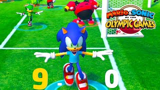 [Mario and Sonic at the Olympic Games Tokyo 2020 ]Football Sonic vs Bowser and Silver