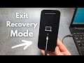 Any iPhone - How to Exit RECOVERY Mode / Restore Menu