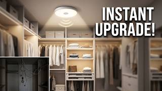 Rechargeable Motion Sensor Ceiling Light Review | No Wiring Needed