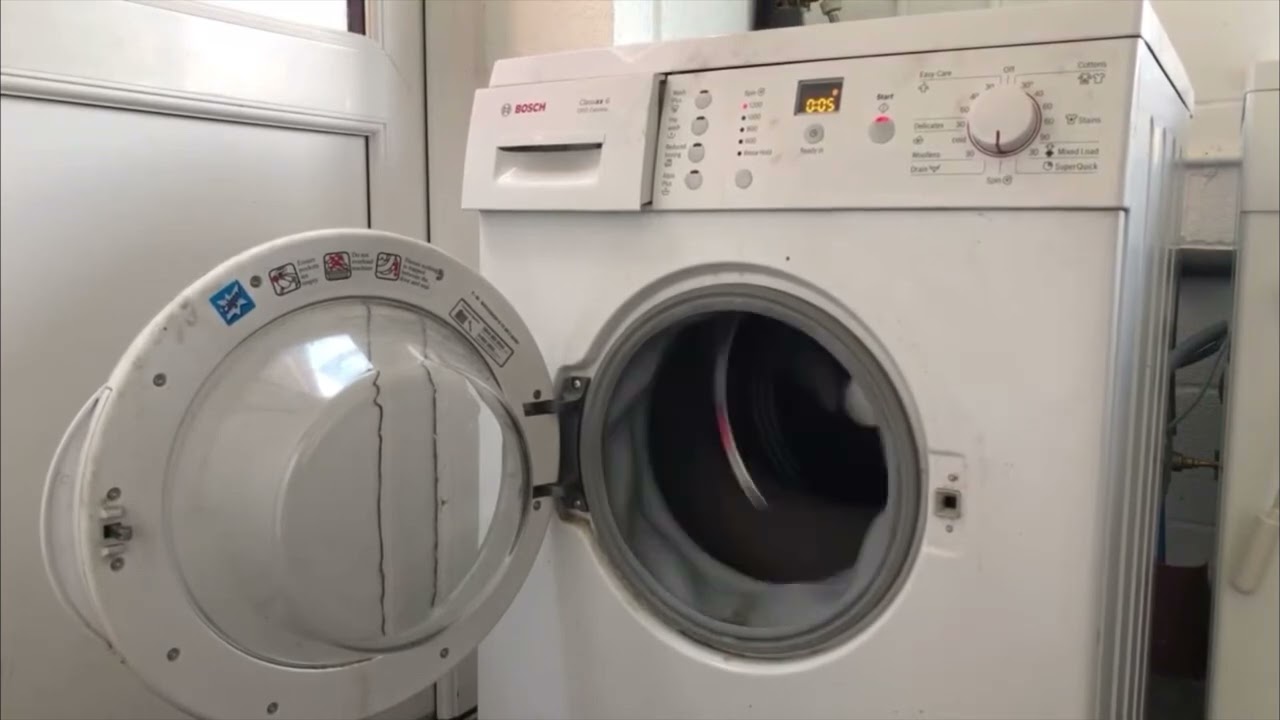 Bosch wae extremely unbalanced jumping spins