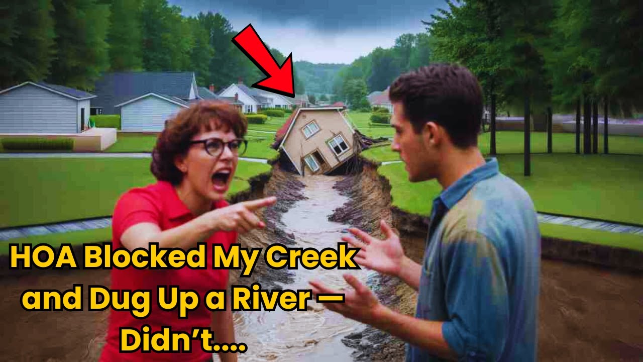 Karen HOA Blocked My Water — And Watched Their Homes Sink Into It!