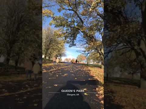 كوين بارك من رحلتي الى اسكتلندا غلاسكو