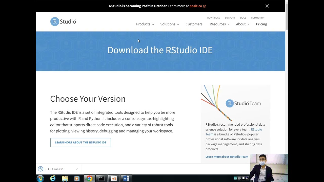 R語言程式設計導論-第一課 R語言基本介紹及環境安裝