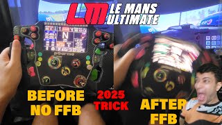Le Mans Ultimate Force Feedback not Working on steering Wheel Moza logitech Thrustmaster Fanatec FIX