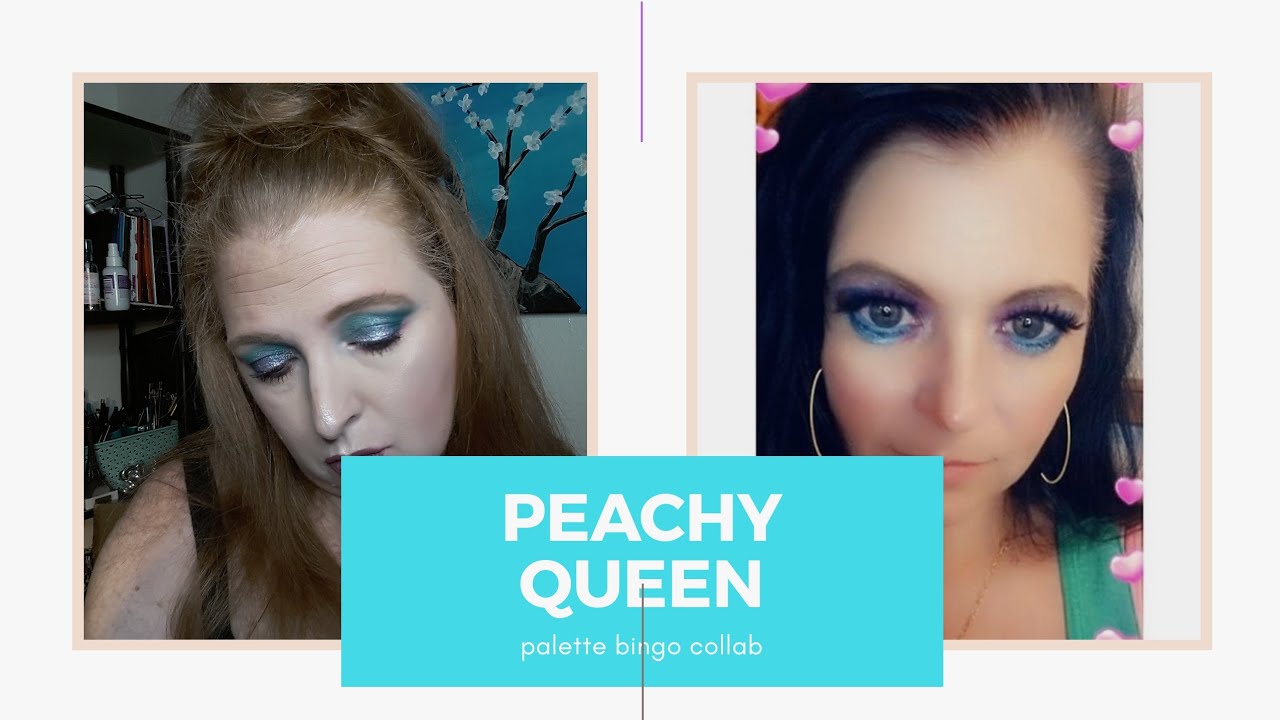 Peachy queen/ palette bingo/ collab with momma vapes beauty