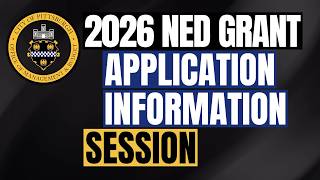 2026 Neighborhood Economic Development Grant Application Information Session