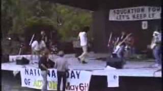 The Girlies burn my eye live @ Albert Park Brisbane, 1987, Australian Band
