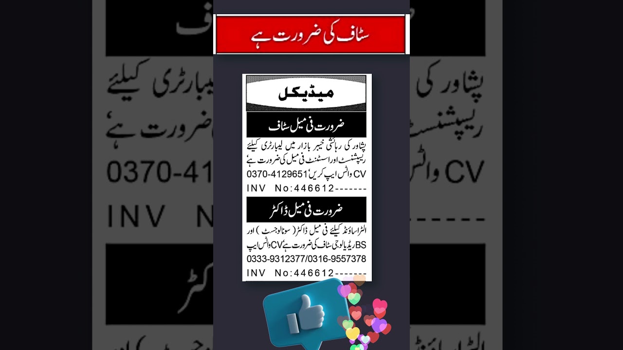 Private Group Peshawar Jobs 2025 | Latest Medical & Staff Vacancies Announced | Apply Online Now