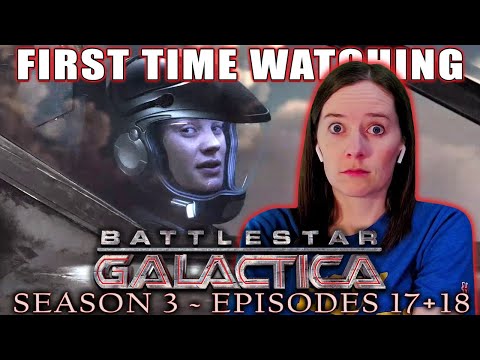 BATTLESTAR GALACTICA | Season 3 | 17 + 18 | First Time Watch Reaction | Starbuck's Special Destiny?