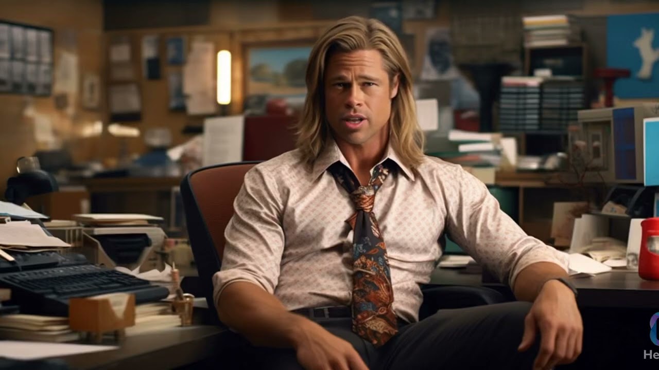 The Office | Brad Pitt AI Generated