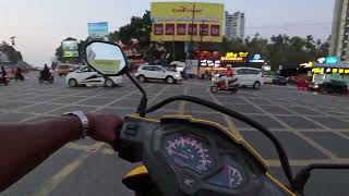 Soft Evening in Akkulam | Relaxing Light Traffic Motorcycle POV | Insta360 GO 3S – ASMR screenshot 5