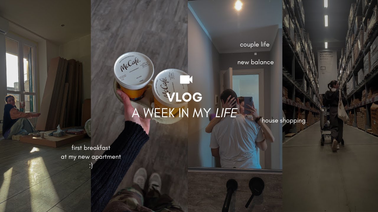 WEEKLY VLOG 🤍  (new apartment version!! house shopping, chatting together, painting my house +)